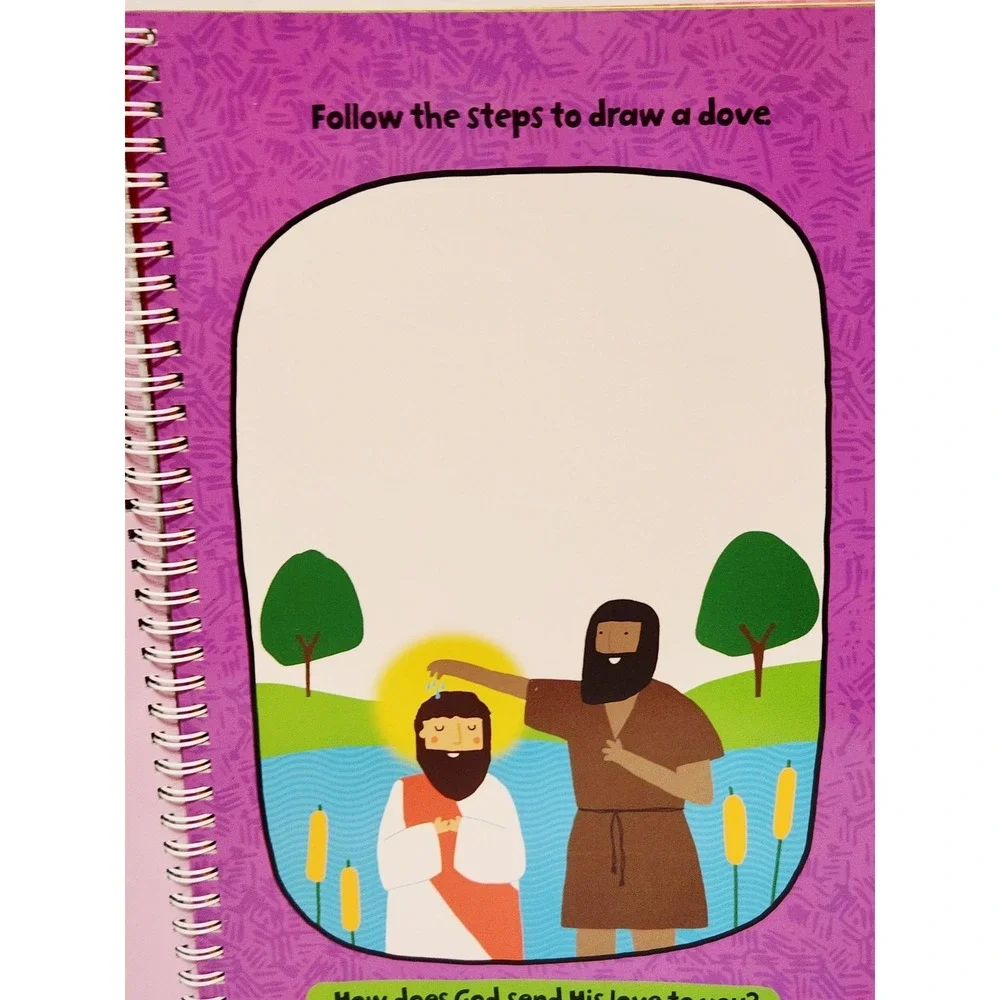 My First Learn to Draw Bible Stories Dry Erase Activity Book Reusable Book